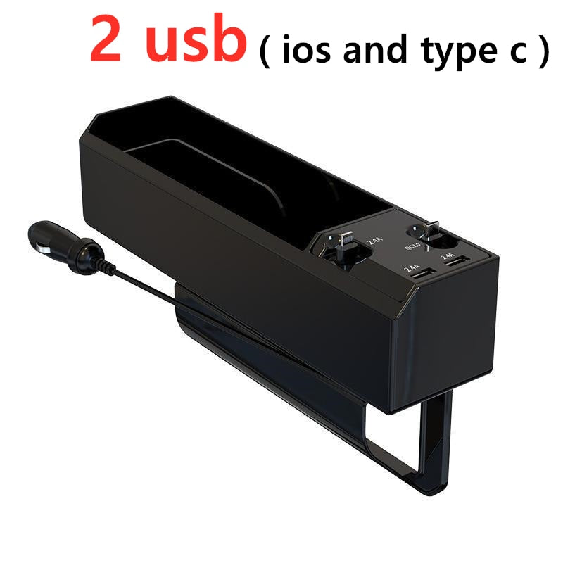 Car Seat Gap Organizer with Fast Charging | ZARYVO