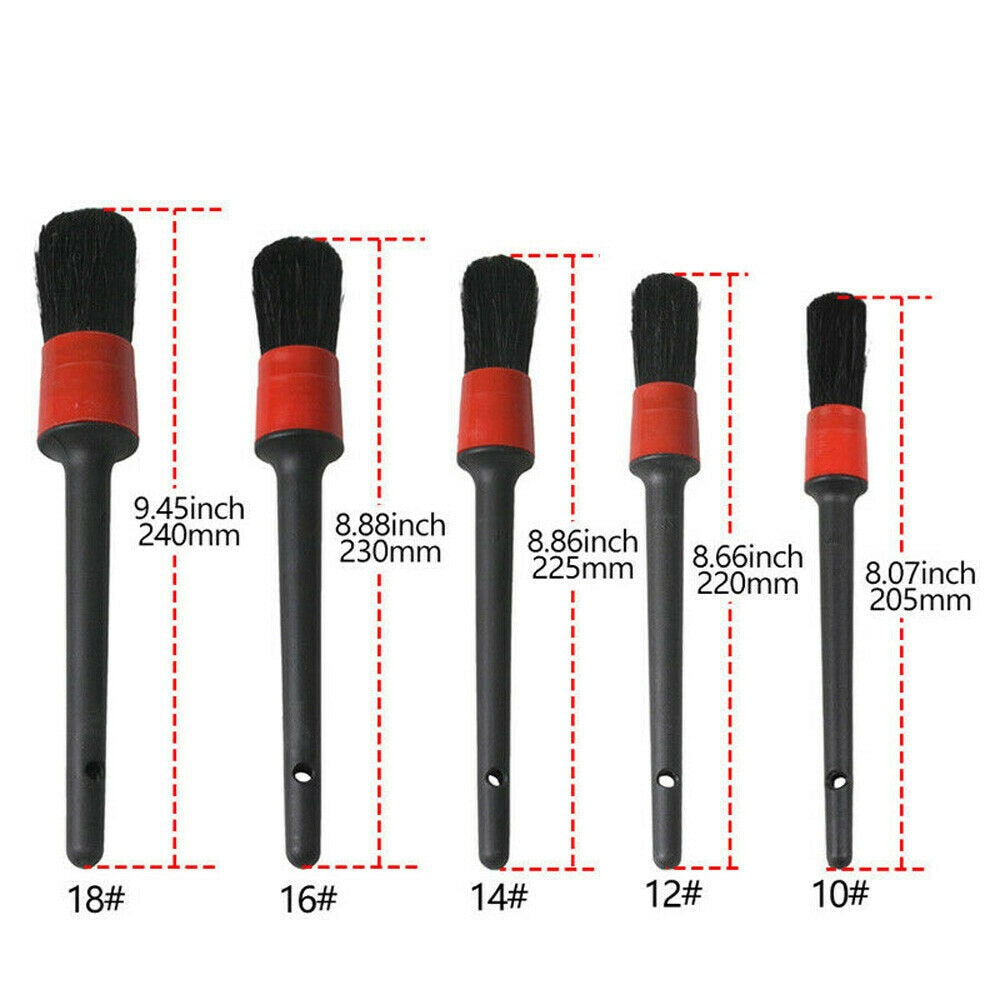 5-Piece Car Detailing Brush Set | ZARYVO