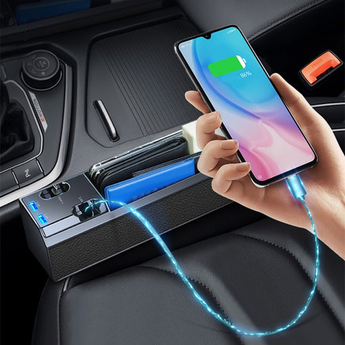 Car Seat Gap Organizer with Fast Charging | ZARYVO