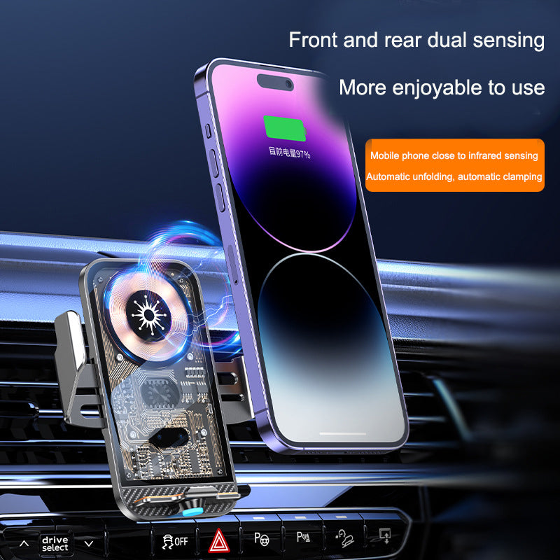 Wireless Car Phone Holder with Fast Charging | ZARYVO