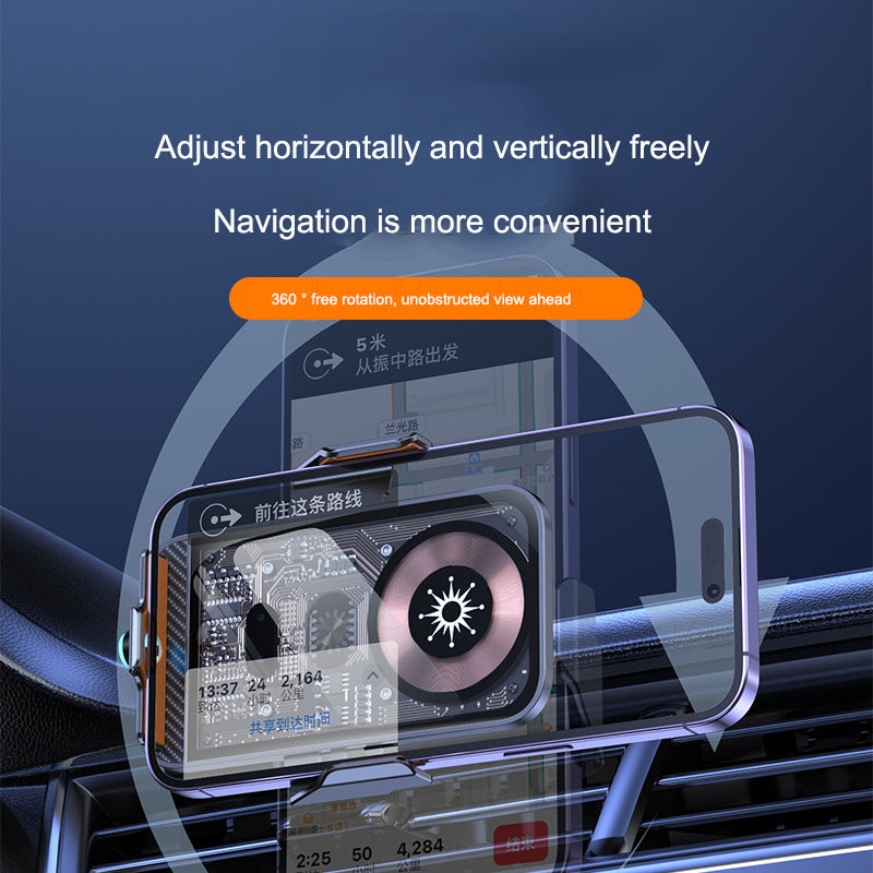 Wireless Car Phone Holder with Fast Charging | ZARYVO