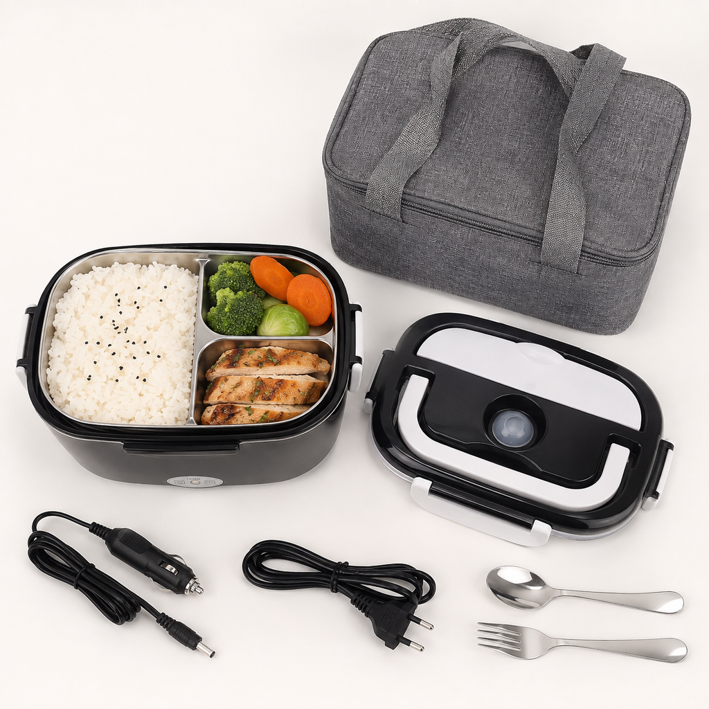 ZARYVO HeatBox – Elektrische 12V/24V Lunchbox fürs Auto
