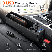 Car Seat Gap Organizer with Fast Charging | ZARYVO