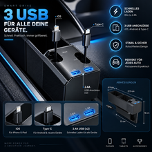 Car Seat Gap Organizer with Fast Charging | ZARYVO