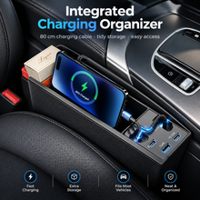 Car Seat Gap Organizer with Fast Charging | ZARYVO