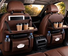 Car Seat Back Organizer with Folding Tray | ZARYVO