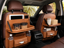 Car Seat Back Organizer with Folding Tray | ZARYVO